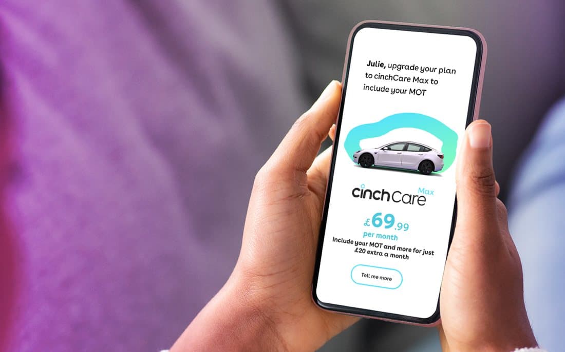 cinch Care on phone